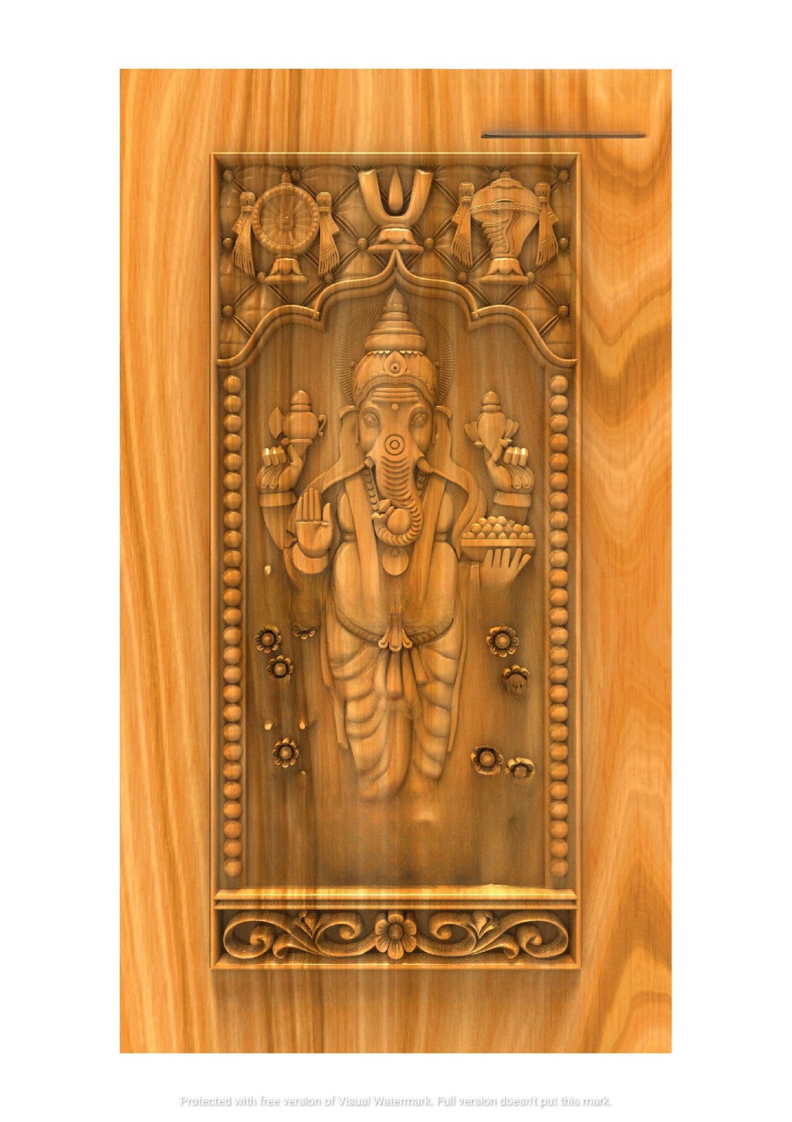 GSK DELITE DOORS - DL-33 Divine Carved Relief CNC Design